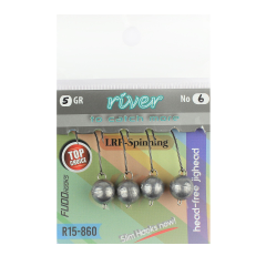 River Mafsallı Hareketli Jig Head 4Pcs 4gr 4 pcs