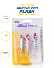 Caretta Jigging Pro Flash Jig Yem Zebra Glow