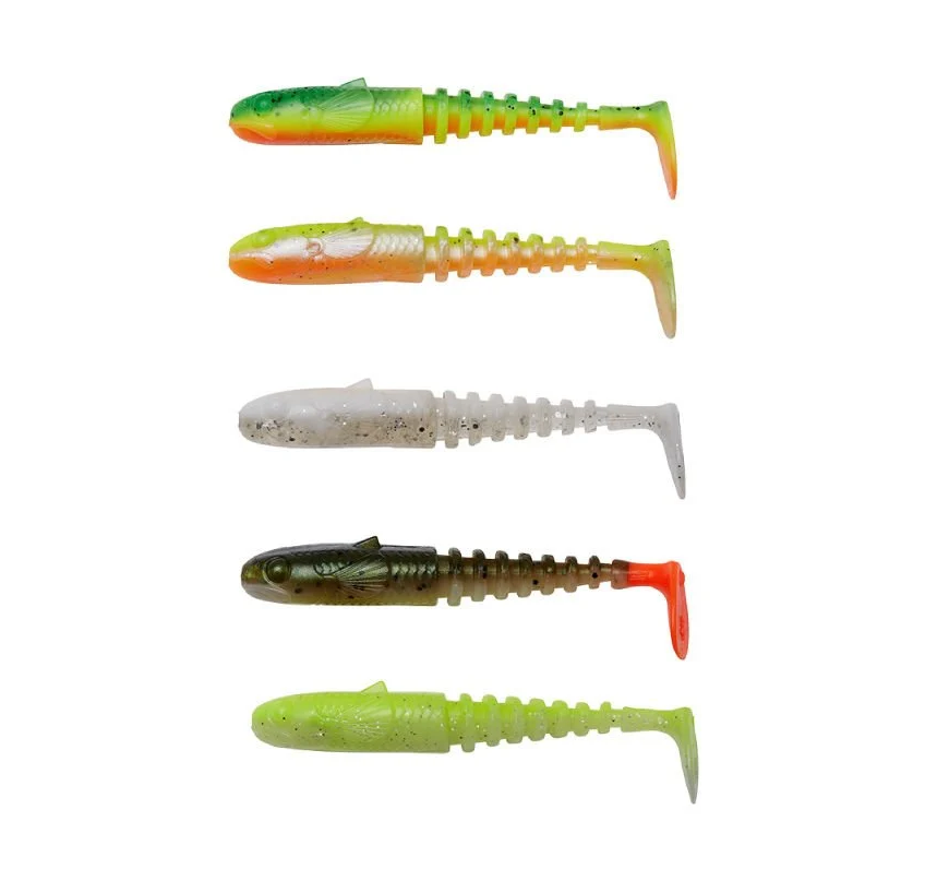 Savage Gear Gobster Shad 9 cm 9 gr Dark Water Mix 5 Pcs
