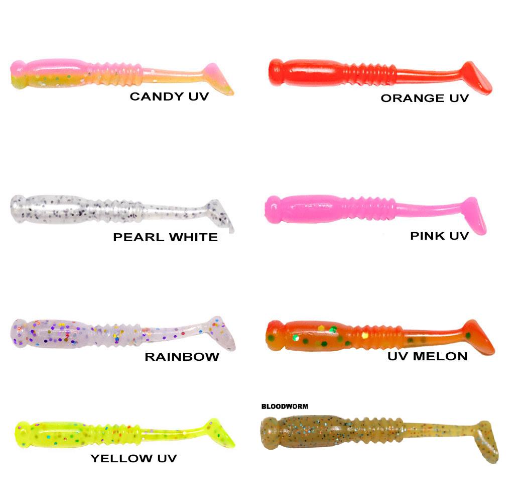 Ryuji Rock Tail 4cm Kokulu Silikon Yem (12 adet)