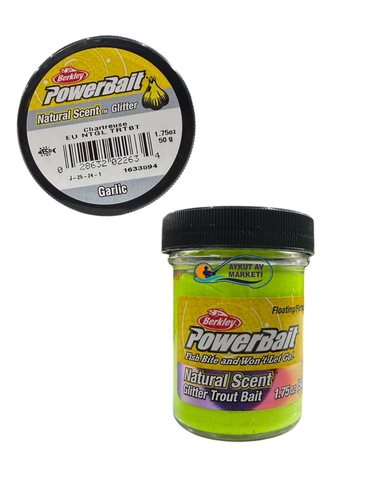 Berkley Natural Scent Sarımsak Aromalı Alabalık Hamuru Chartreuse