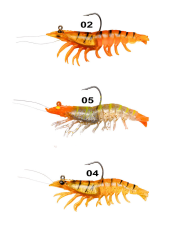 Ryuji Real Shrimp 7.6cm 12gr Silikon Yem