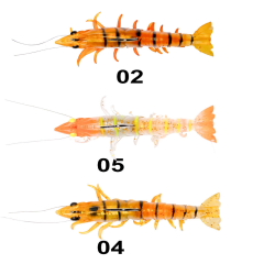 Ryuji Real Shrimp 7.6cm 12gr Silikon Yem