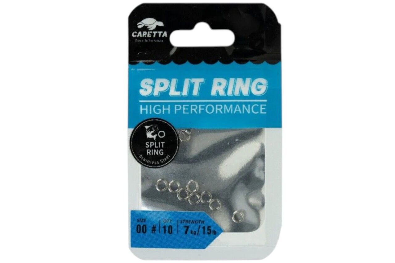 Caretta Split Ring 10 Pcs