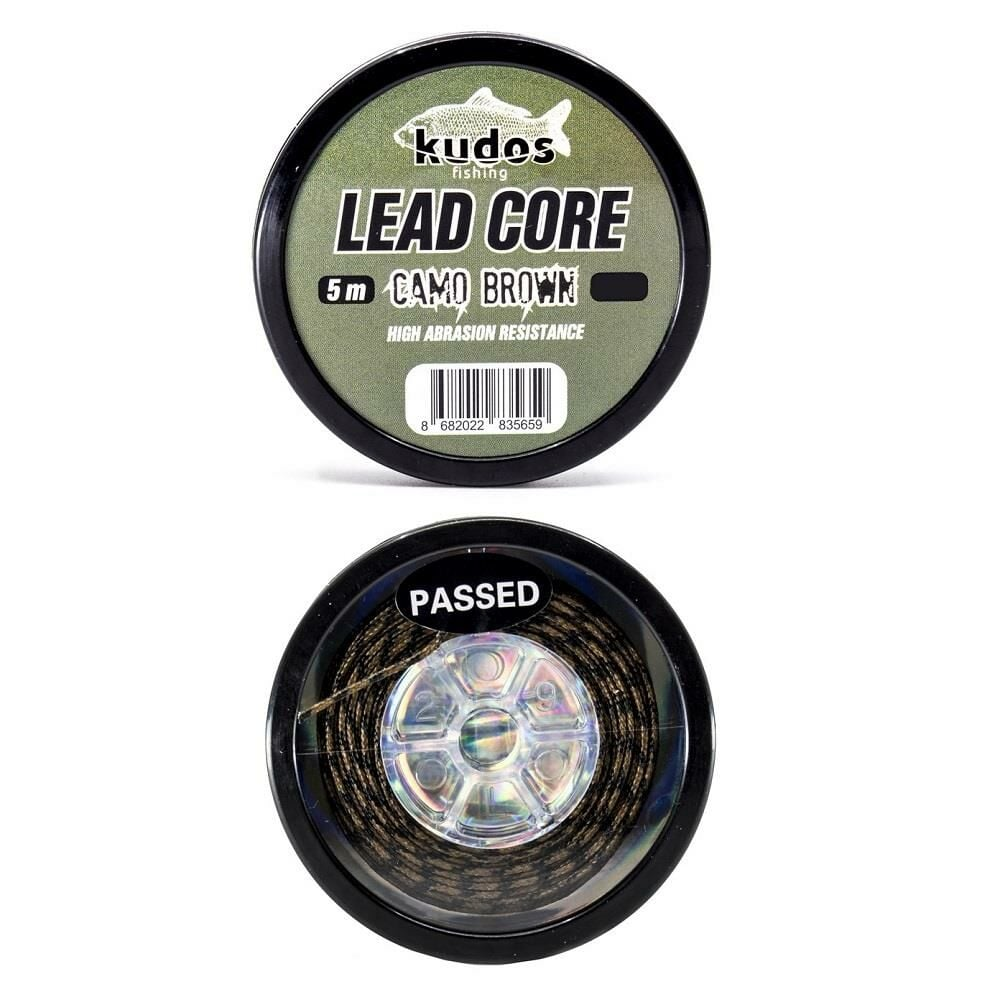 Kudos Lead Core Camo Brown 5m