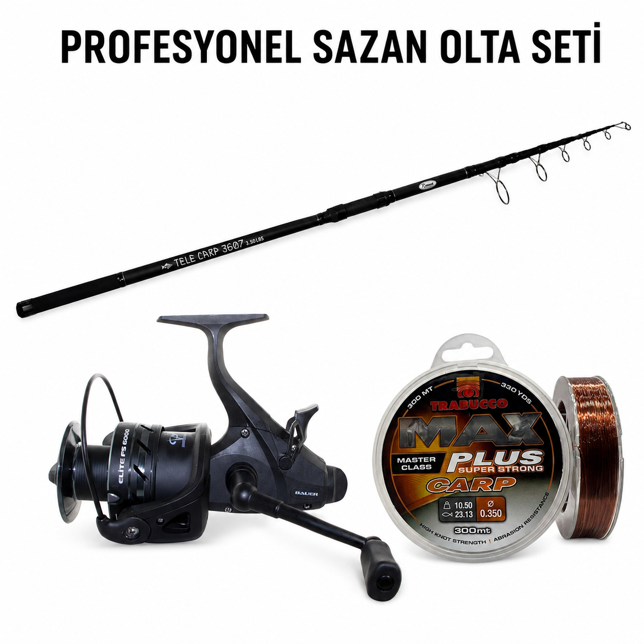 Profesyonel Sazan Olta Seti