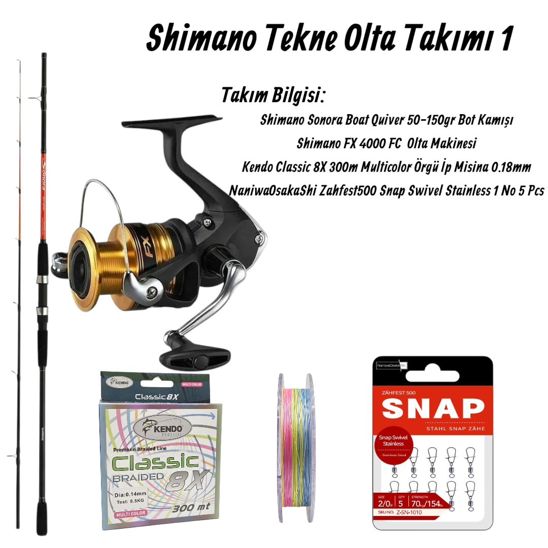 Shimano Tekne Olta Takımı