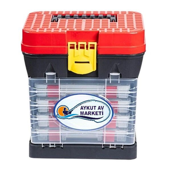 Aykut Av Marketi 4 Çekmeceli Tabureli Balıkçı Takım Çantası