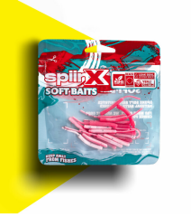Spiinx Soft Baits Baby Fish 4.5 cm Kokulu Silikon Yem Sugar Pink 18pcs