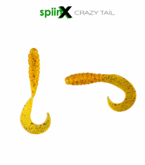 SpiinX Crazy Tail 7.5cm Honey Shrimp 10pcs