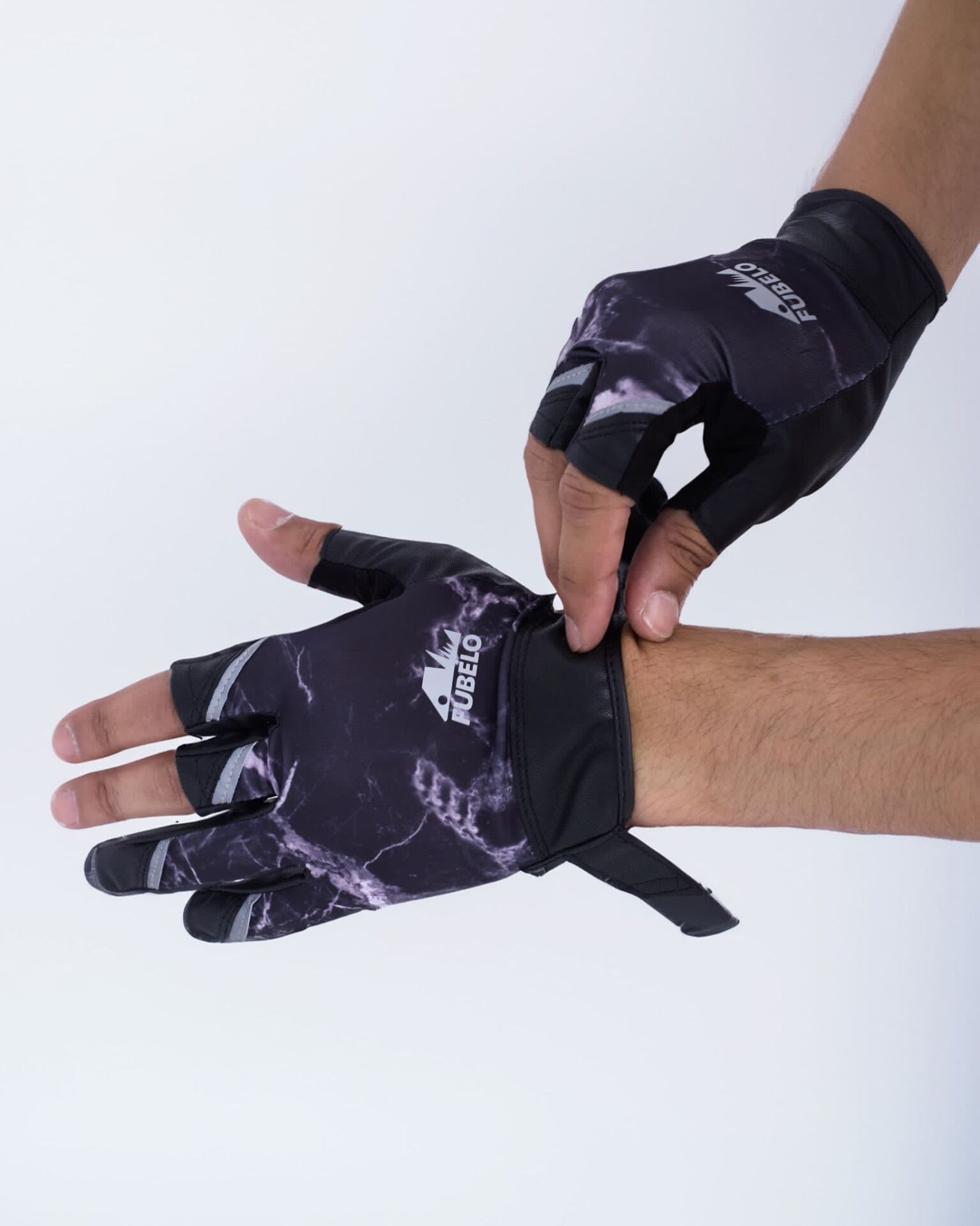 Fubelo Mitt Gloves Gri Balıkçı Eldiveni