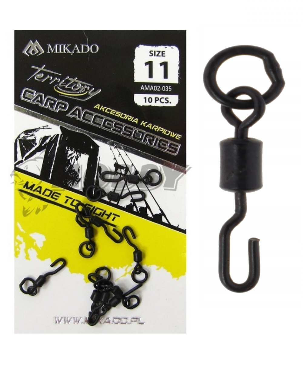 Mikado Ronnie Rig Swivel 11 No 10pcs
