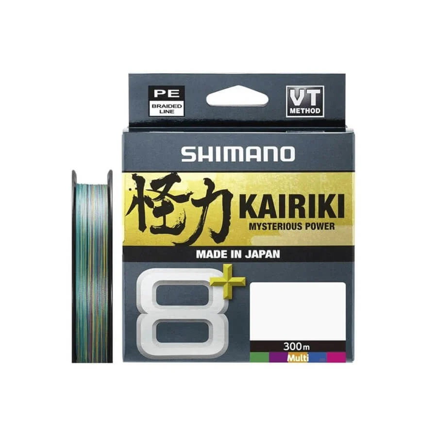 Shimano Kairiki + 8x 300 Mt Multi Color İp Misina