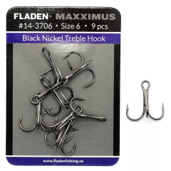 Fladen Maxximus Üçlü İğne Black Nikel