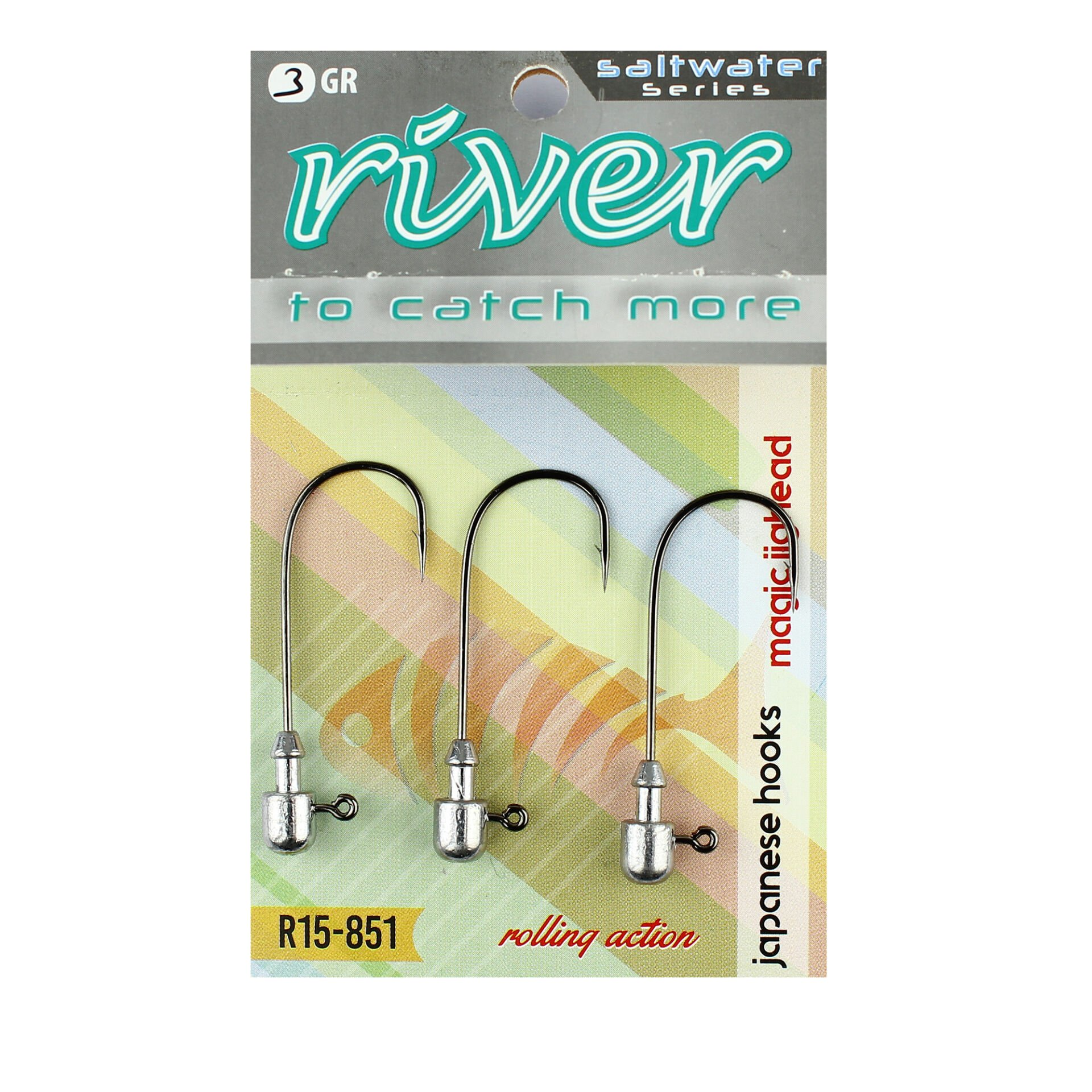 River Magic Jig Head 3Pcs
