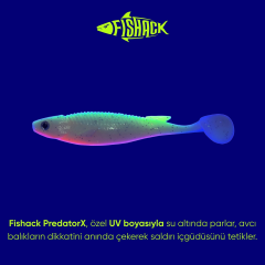 Fishack PredatorX 10cm 10gr Lemon Silikon Balık 5pcs
