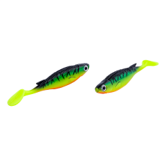 Fishack PredatorX 10cm 10gr Firetiger Silikon Balık 5pcs