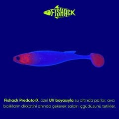 Fishack PredatorX 10cm 10gr Red Head Silikon Balık