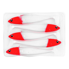 Fishack PredatorX 8.5cm 4.5gr Red Head Silikon Balık 5pcs