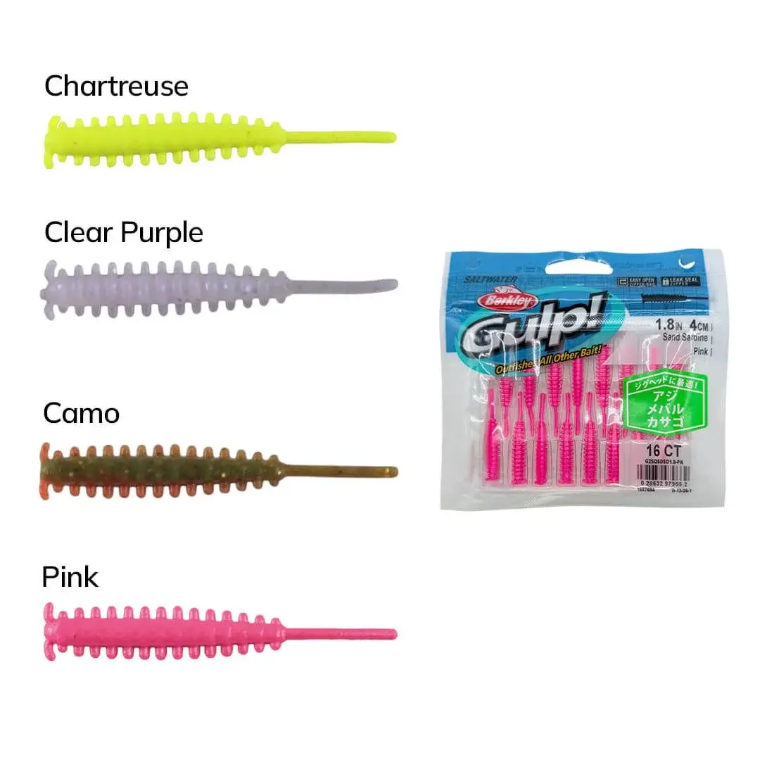 Berkley Gulp Saltwater Sand Sardine 4 Cm Lrf Silikon Yem