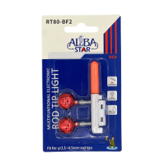 Albastar Zilli Ve Pilli Olta Ucu Işığı Kırmızı