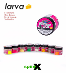 SpiinX Larva 35mm 14pcs Peynir Aromalı Silikon Yem