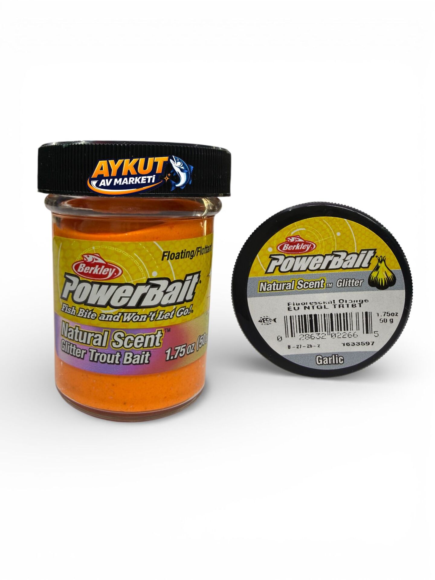 Berkley Natural Scent Sarımsaklı Turuncu Alabalık Hamuru