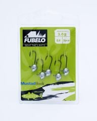 Fubelo Sharp Head Jig Head 5pcs