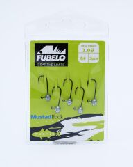 Fubelo Sharp Head Jig Head 5pcs