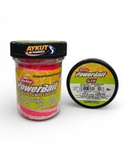 Berkley Turbo Dough Glow Kırmızı Beyaz Alabalık Hamuru