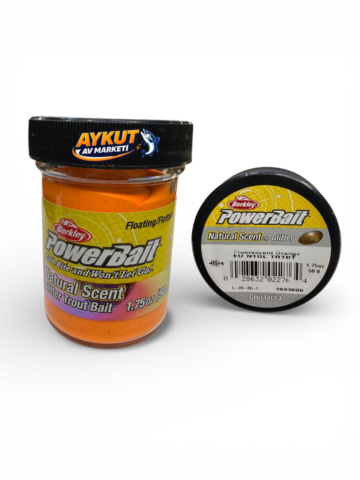 Berkley Natural Scent Midyeli Turuncu Alabalık Hamuru