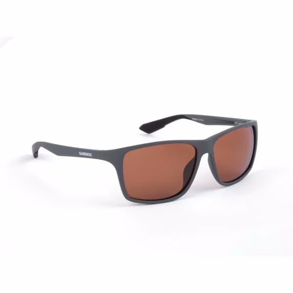 Shimano Eyewear Technium Matte Dark Grey & Copper Polarize Güneş Gözlüğü