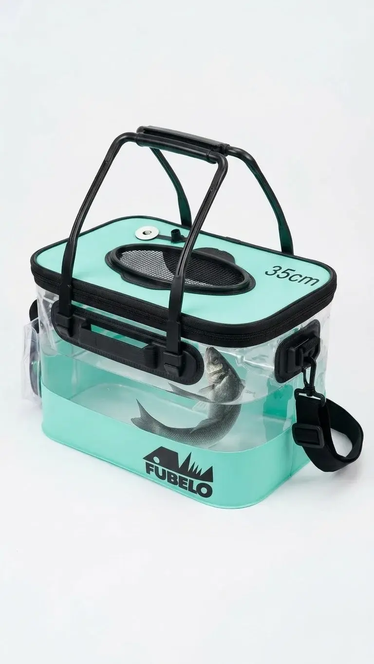 Fubelo Land Balıkçı Kovası 16 LT 35 CM Yeşil