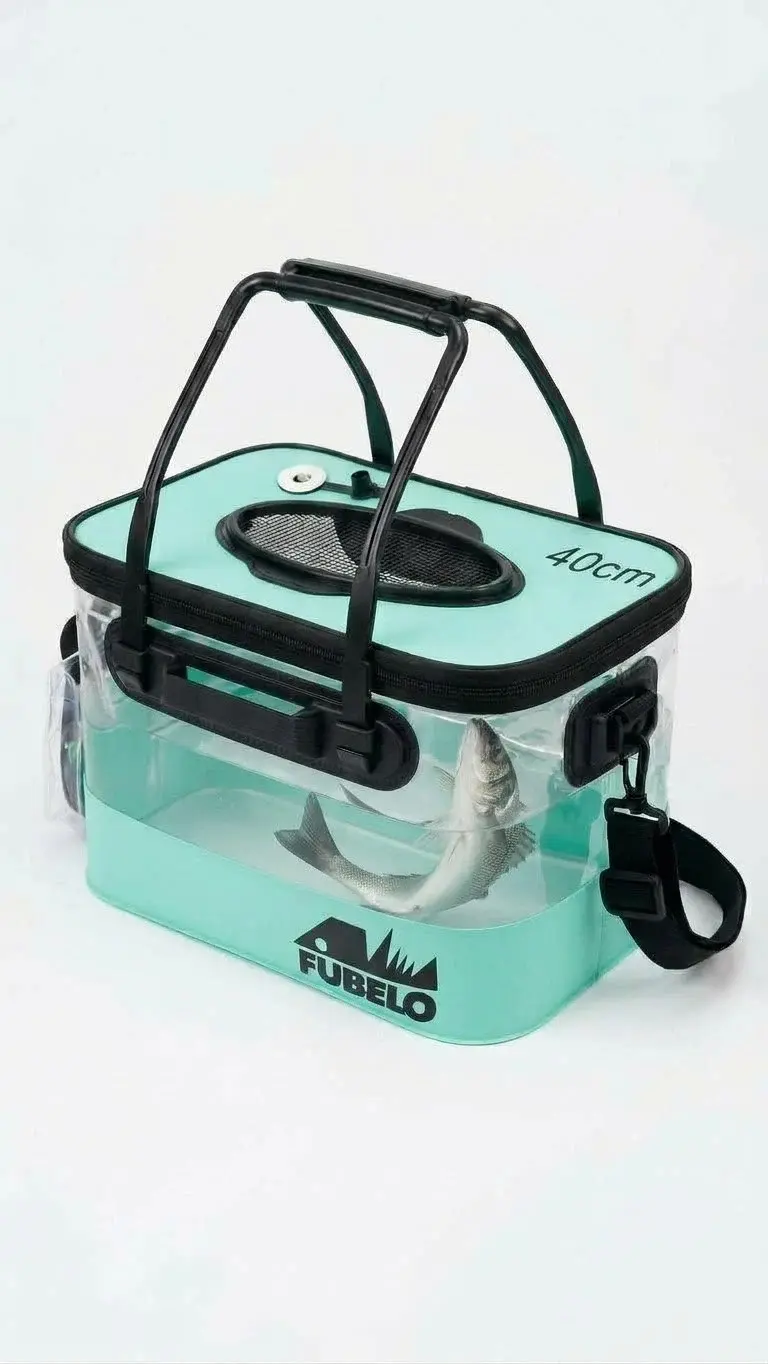 Fubelo Land Balıkçı Kovası 21 LT 40 CM Yeşil