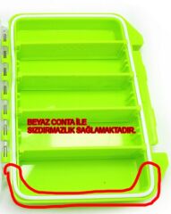 Captain 7240 Profesyonel Contalı Sahte Balık ve Jig Kutusu