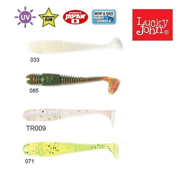 Lucky John Tioga 5.1cm 10pcs Silikon Balık
