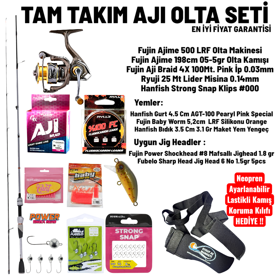 Tam Takım Aji Olta Seti