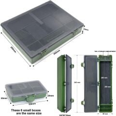 Captain 7122 Carp Box 8li Set