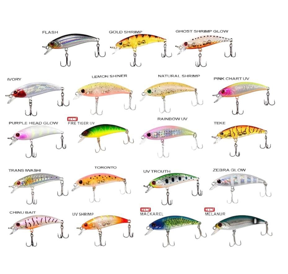 Ryuji Baby Minnow 5 Cm 4.5 Gr Maket Yem