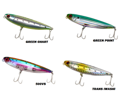 Ryuji Dog Strike 9 cm 11 gr Su Üstü Maket Balık Green Point