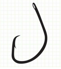 Fudo 5301 Light Circle Mutsu Black Nikel İğne