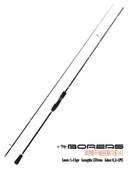 Fujin Boreas Bream 230cm 1-15gr Orange LRF Kamışı