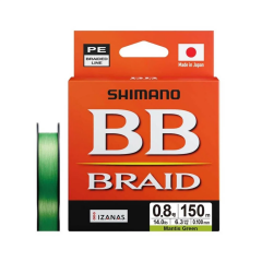 Shimano BB Braid 4x 150 Mt Mantis Green İp Misina