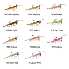 Hanfish Teke Shrimp 7.5 cm 7 gr Silikon Karides
