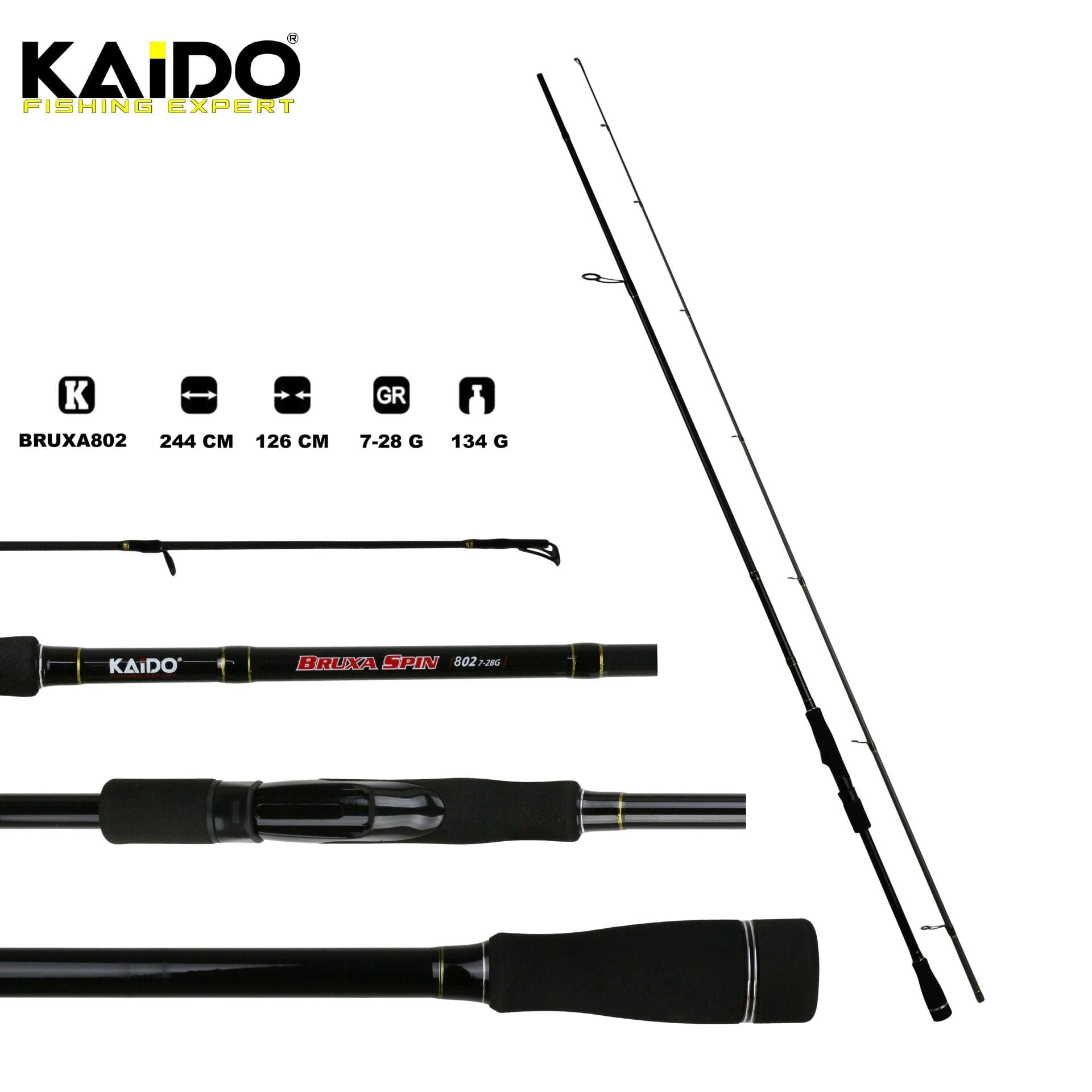 Kaido Bruxa Spin 240cm 7-28gr Spin Olta Kamışı