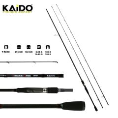 Kaido T-Ruxx 270 Cm (6-24/12-45gr) 2 Uçlu Spin Kamışı
