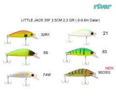 River Little Jack 35F 3.5cm 2.3gr Maket Balık