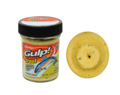 Berkley Gulp Garlic (Sarımsak) Alabalık Hamuru