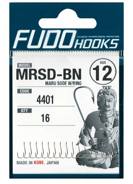 Fudo 4401 Maru Sode W/Ring Black Nikel İğne