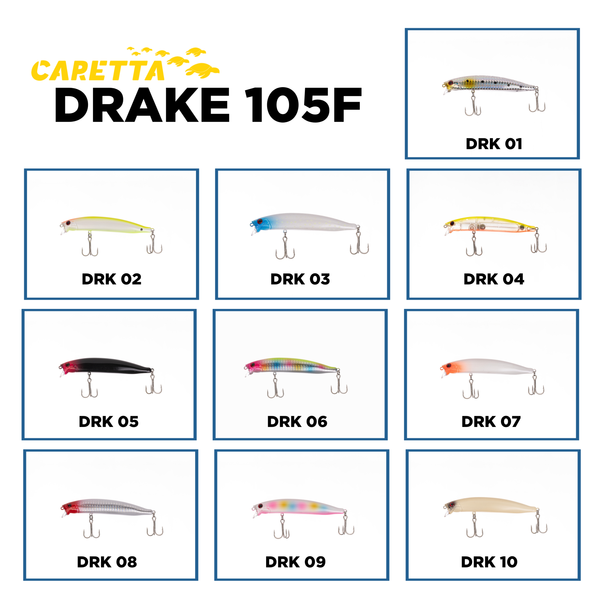 Caretta Drake 105F 10.5 cm 16 g Maket Yem